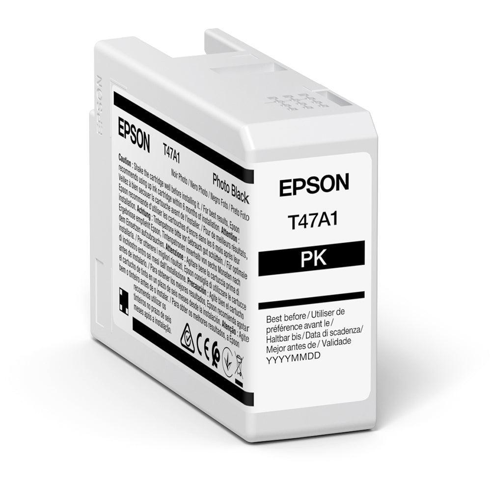 Epson C13T47A100 T47A1 Photo Black UltraChrome Pro 10 Ink Cartridge (50ml)-PCR Business Solutions Ltd
